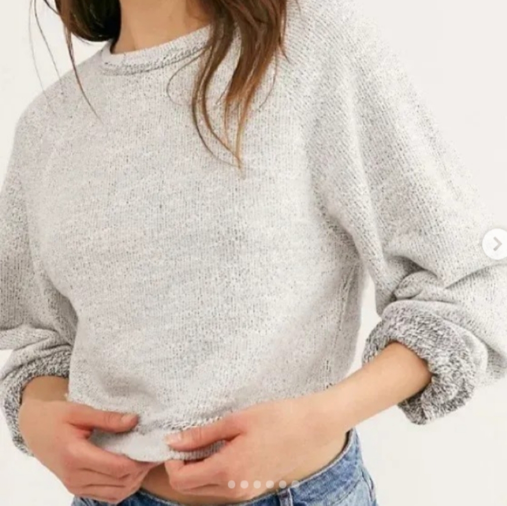 Free People pullover - somewhere between a knit and a sweatshirt